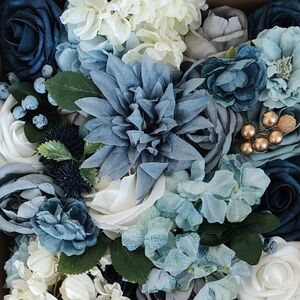 New Elegant Blue and White Floral Arrangement
